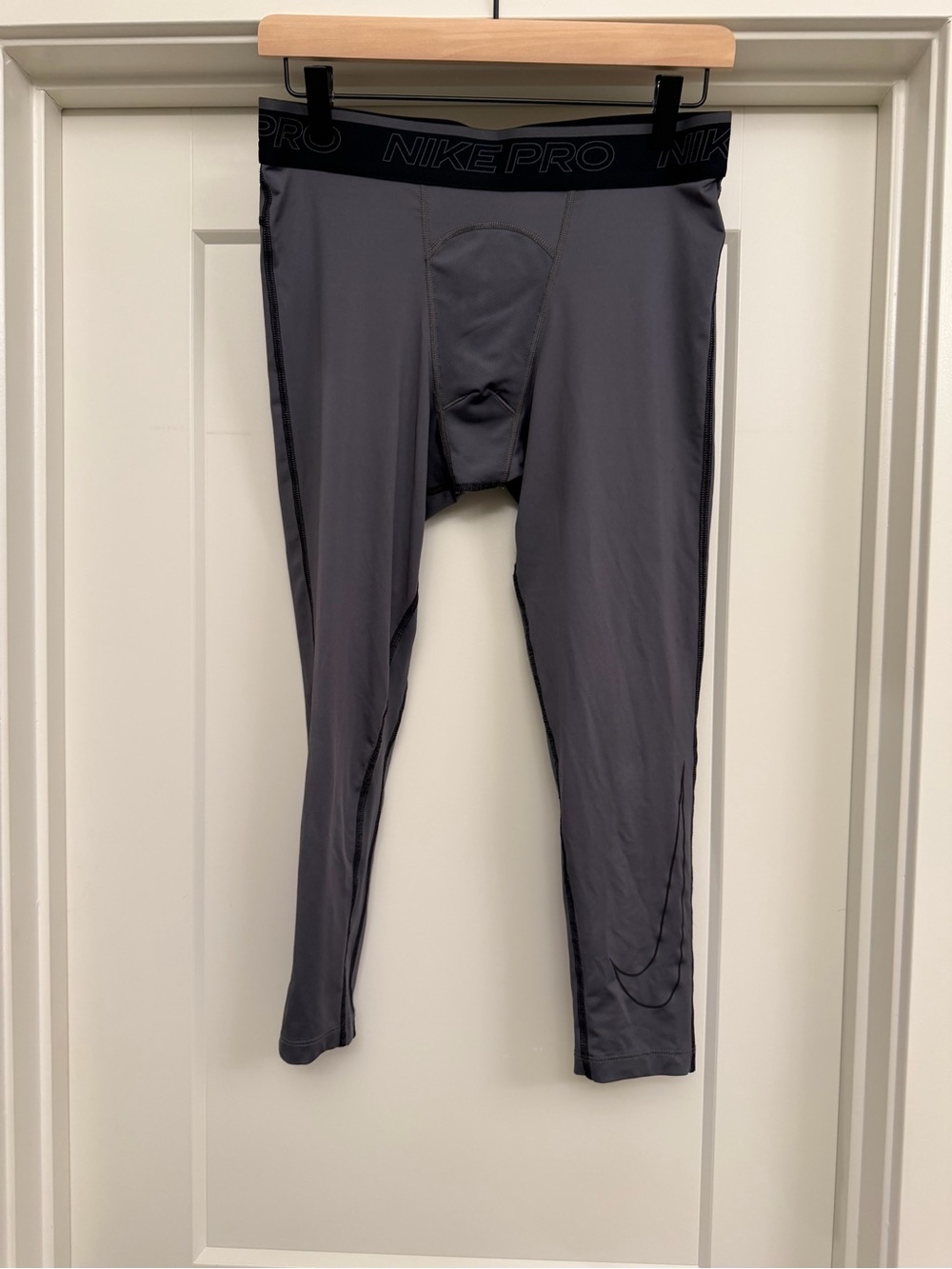 Nike Pro Men's Dark Gray Compression Boxer Briefs